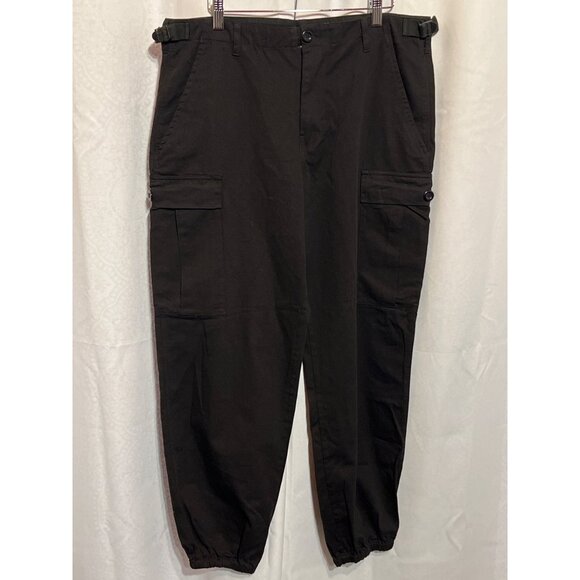 NWT Better Be Black Cargo Pants Size L - Picture 2 of 11